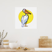 Penga Pelican Poster (Keuken)