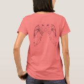 Pengi Bebewear Angels onder Vrouwen t-shirt (Achterkant)
