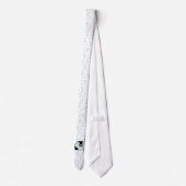 Pengi in de sneeuw stropdas (Achterkant)