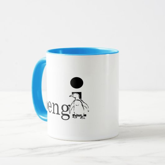 Pengi KIDZ "Scuttle" mok (Voorkant links)