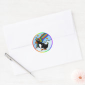 Pengicorn Round Sticker (Envelop)