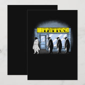 Pengiun tattoo cadeau bedankkaart (Voorkant / Achterkant)