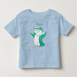 Pengu Gelukkige Pinguïn (Groen) Peuter T-shirt