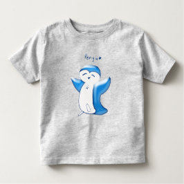 Pengu Gelukkige Pinguïn(Lt Blauw) Peuter Tshirt