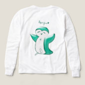 Pengu Happy Penguin Fun Club (Green-W) Long-sleeve (Achterkant)