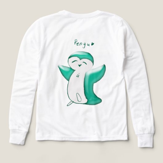 Pengu Happy Penguin Fun Club (Green-W) Long-sleeve