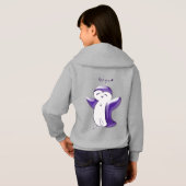 Pengu Happy Penguin Fun Club (Violet-G) Kinder Hoo (Achterkant volledig)