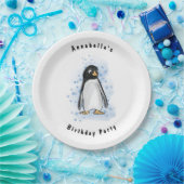 Pengu Party Papieren Bordje (Feest)
