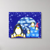 Penguin2 Wrapped Canvas Afdruk (Voorkant)