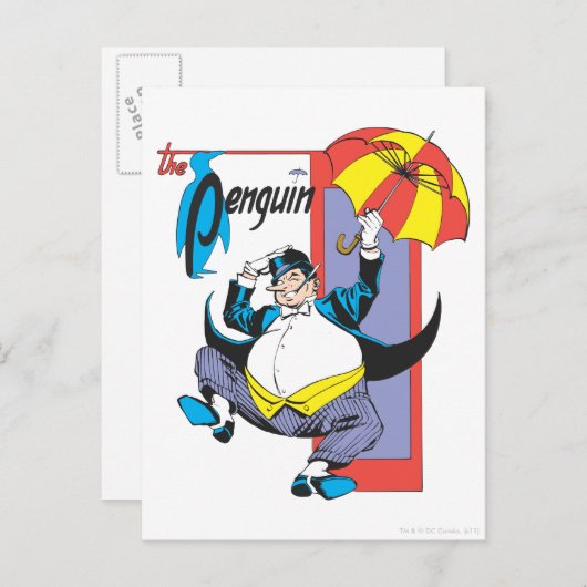 Penguin 2 briefkaart (Voorkant / Achterkant)