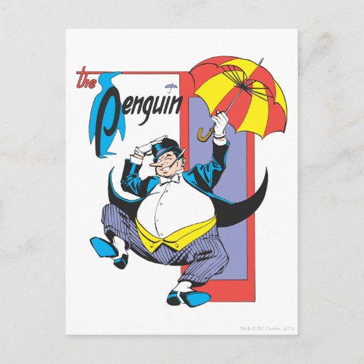 Penguin 2 briefkaart (Voorkant)