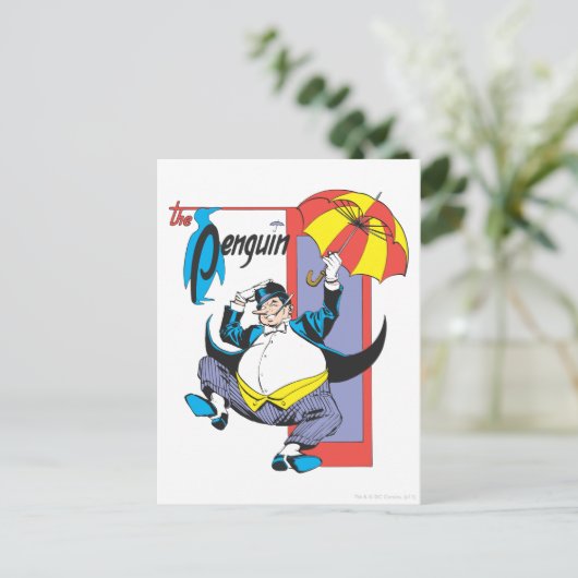 Penguin 2 briefkaart (Staand voorkant)