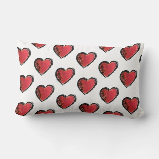 Penguin 40th ruby bruiloft kussen (Achterkant)