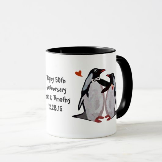 Penguin 50e Jubileum Mok (Voorkant rechts)