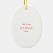 Penguin 60ste verjaardag van de vrouw keramisch ornament (Achterkant)