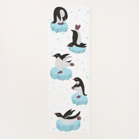 Penguin Adelie Yoga mat (Achterkant)