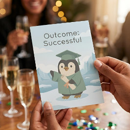 Penguin Afgestudeerd | Uitkomst Succesvol Droge Hu Kaart