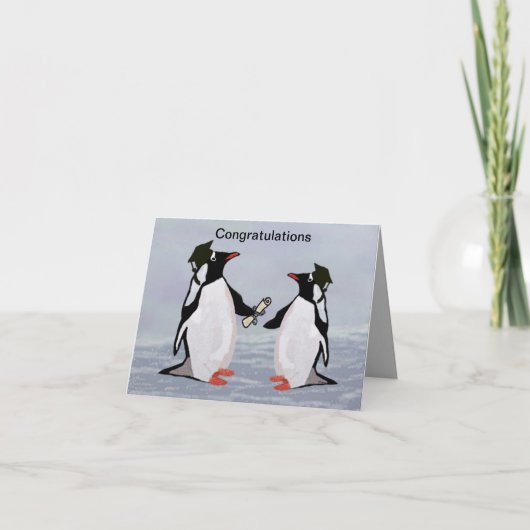 Penguin Afstuderen Kaarten (Voorkant)