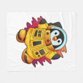 Penguin als astronaut in Suit Fleece Deken (Voorkant (Horizontaal))