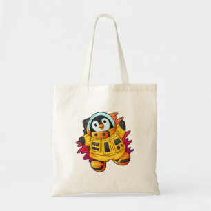 Penguin als astronaut in Suit Tote Bag