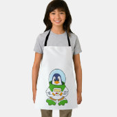 Penguin als astronaut met kostuum schort (Insitu)