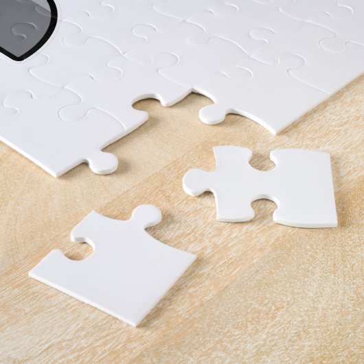 Penguin als Chess-stukje King Legpuzzel (Zijkant)