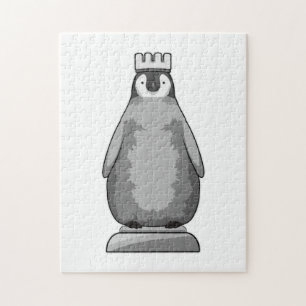 Penguin als Chess-stukje King Legpuzzel