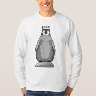 Penguin als Chess-stukje King T-shirt