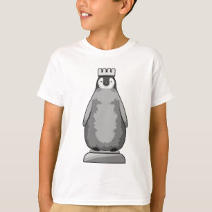 Penguin als Chess-stukje King T-shirt