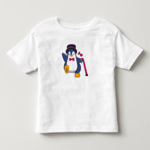 Penguin als Groom met Stropdas Kinder Shirts