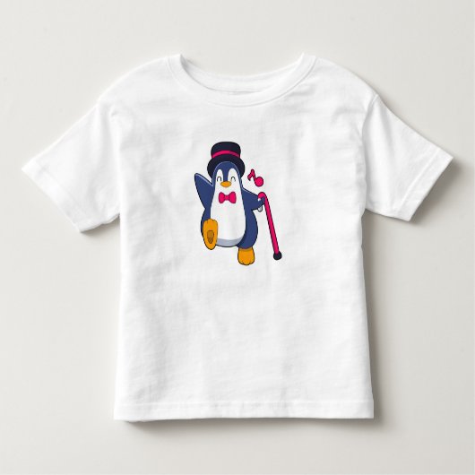 Penguin als Groom met Stropdas Kinder Shirts (Voorkant)
