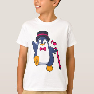 Penguin als Groom met Stropdas T-shirt