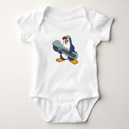 Penguin als Mechaic met Tool Romper (Voorkant)