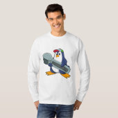 Penguin als Mechaic met Tool T-shirt (Voorkant volledig)