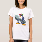 Penguin als Mechaic met Tool T-shirt (Voorkant)