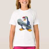 Penguin als Mechaic met Tool T-shirt (Voorkant)