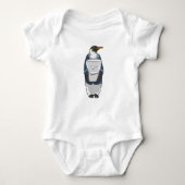 Penguin als secretaris met papier romper (Voorkant)