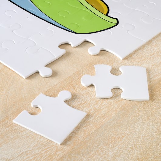 Penguin als Snowboarder met Sonowboard.PNG Legpuzzel (Zijkant)