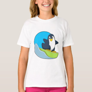 Penguin als Snowboarder met Sonowboard.PNG T-shirt