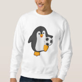 Penguin als voetbalspeler met Voetbal Trui (Voorkant)