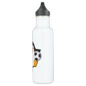 Penguin als voetbalspeler met Voetbal Waterfles (Rechts)