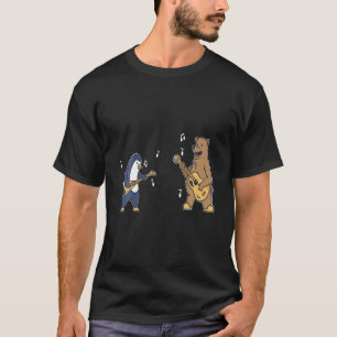 Penguin and Beer Play Guitar, muziekinstrument, PL T-shirt