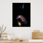 Penguin and Egg - Interaction Galaxy Duo, Arp 142 Poster (Keuken)