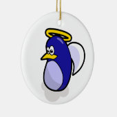 Penguin angel-rond ornament (Rechts)