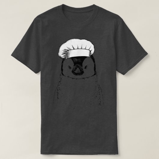Penguin Animal Chef Funny Cooking Cook T-shirt (Design voorkant)
