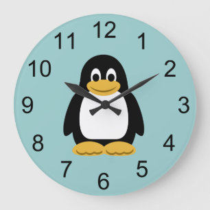 Penguin Animal Wall klok