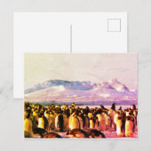 PENGUIN ANSICHTKAART Vakantie ansichtkaart Feestdagenkaart (Voorkant / Achterkant)