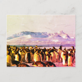 PENGUIN ANSICHTKAART Vakantie ansichtkaart Feestdagenkaart