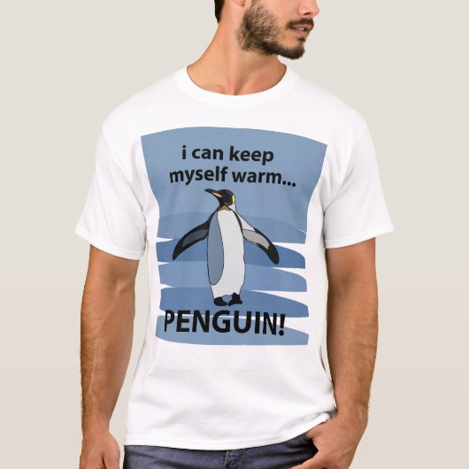 Penguin Aquatic Flightless Animal Funny T-shirt (Voorkant)