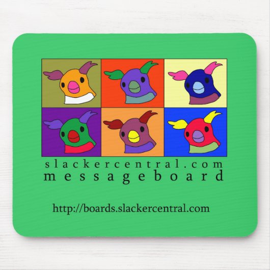 Penguin Art Mousepad Muismat (Voorkant)